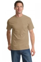 Forestry T-Shirt with Printed Logo - Sand